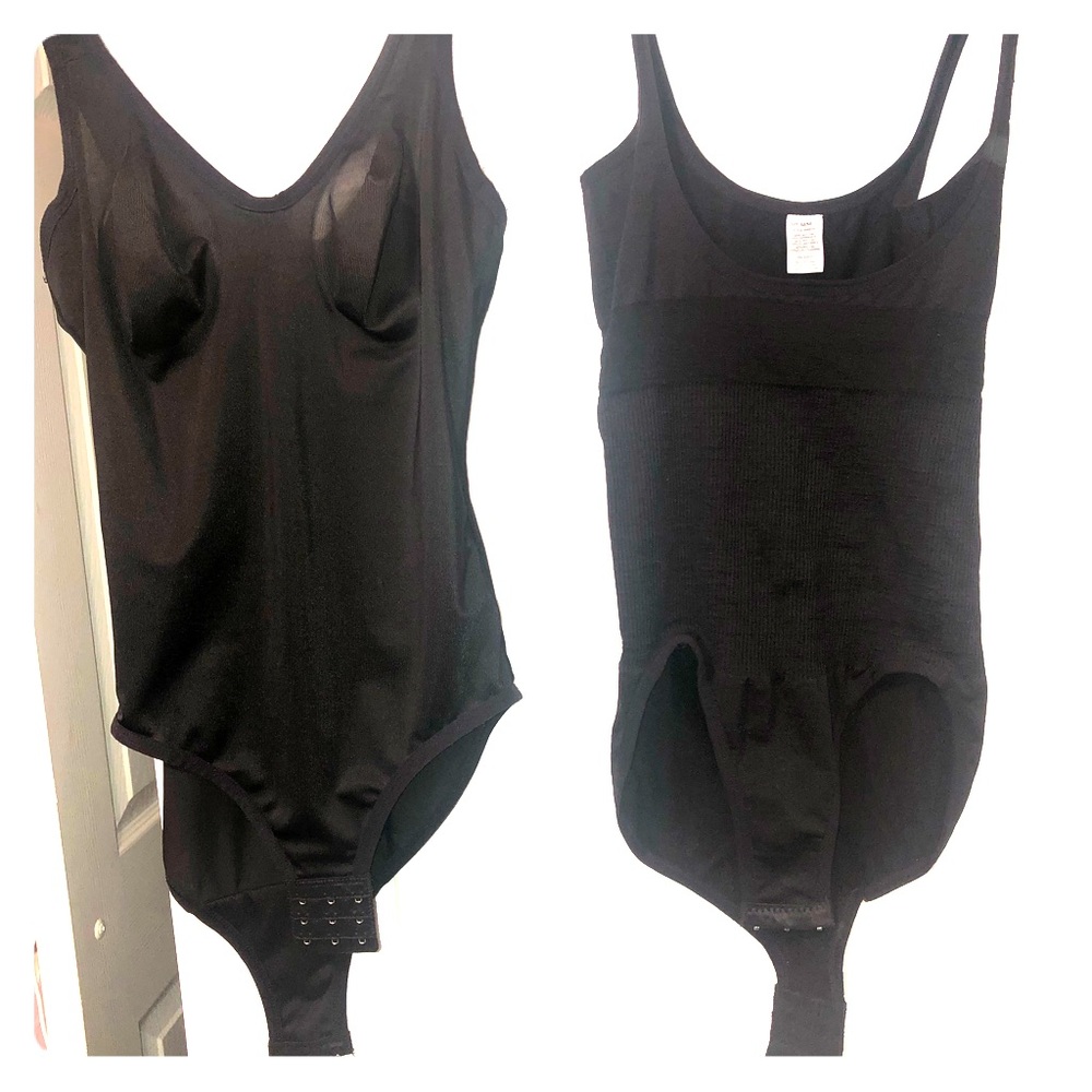 Two black Body shaper tummy control onesies